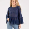 Blusa Universo In Cotone E Seta -Couture per Lei IMG 2624