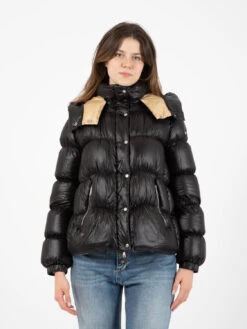 ADD Piumino Con Cappuccio Nero