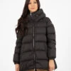ADD Piumino Imbottito Con Cappuccio Nero -Couture per Lei add piumino imbottito con cappuccio nero1
