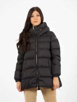 ADD Piumino Imbottito Con Cappuccio Nero