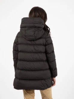 ADD Piumino Imbottito Con Cappuccio Nero -Couture per Lei add piumino imbottito con cappuccio nero3