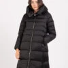 ADD Piumino Lungo Nero Con Cappuccio Regolabile -Couture per Lei add piumino lungo nero con cappuccio regolabile1