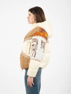 Giubbotto Con Cappuccio Pattern Cavalli Unica -Couture per Lei akep giubbotto con cappuccio pattern cavalli unica2