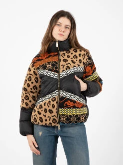 Giubbotto Pattern Animalier Unica