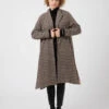Cappotto A Quadri Marron Glacé / Mou 1 Cappotto A Quadri Marron Glacé / Mou -Couture per Lei alessia santi cappotto a quadri marron glac mou1