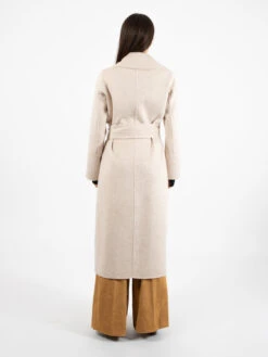 Cappotto Lungo Con Cintura Burro -Couture per Lei alessia santi cappotto lungo con cintura burro3