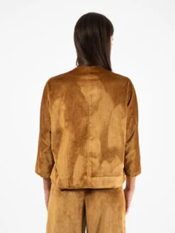 Giacca Girocollo In Velluto Ambra 8 Giacca Girocollo In Velluto Ambra -Couture per Lei alessia santi giacca girocollo in velluto ambra3