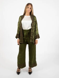 Giacca Kimono Ginepro Verde