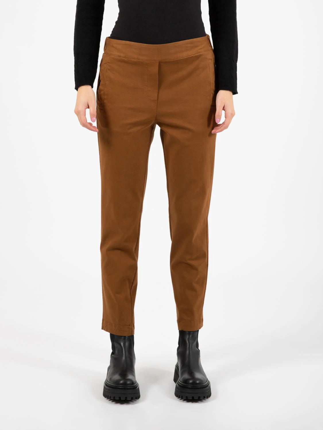 Pantaloni Con Vita Elastica Testa Di Moro 3 Pantaloni Con Vita Elastica Testa Di Moro