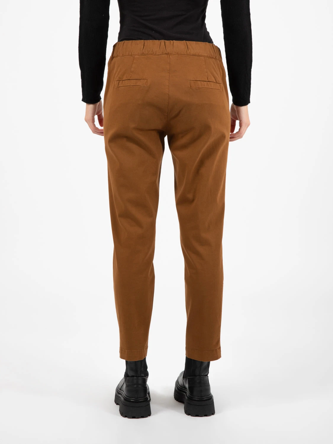 Pantaloni Con Vita Elastica Testa Di Moro 5 Pantaloni Con Vita Elastica Testa Di Moro - Image 3