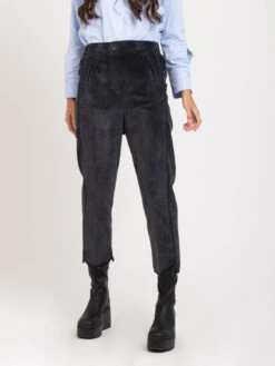 Pantaloni Lavagna In Velluto A Coste