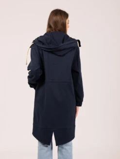 Parka Blu In Misto Cotone 9 Parka Blu In Misto Cotone -Couture per Lei alessia santi parka blu in misto cotone4