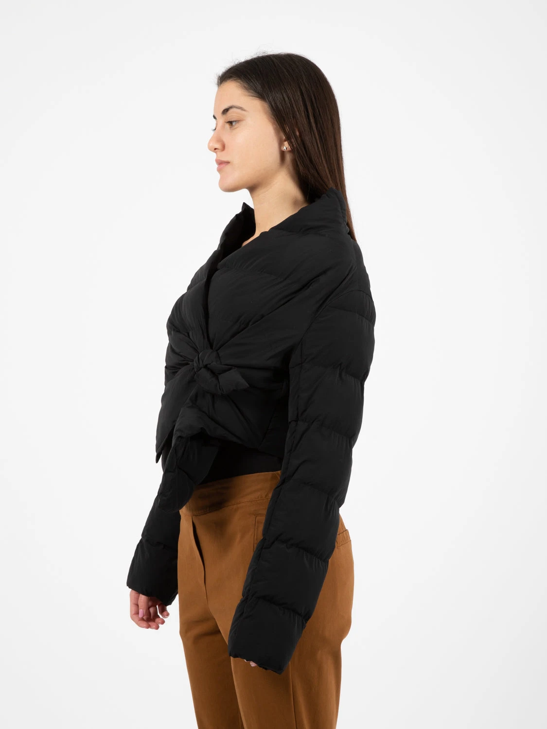 Piumino Corto Nero Diamante 4 Piumino Corto Nero Diamante - Image 2