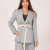 Blazer Lino Stretch Doppiopetto Aria -Couture per Lei alysi blazer lino stretch doppiopetto aria1