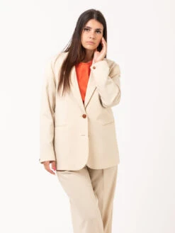 Blazer Poly Monopetto Cream
