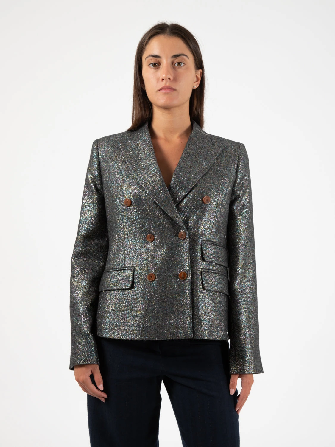 Blazer Sparkling Doppiopetto Multicolor 3 Blazer Sparkling Doppiopetto Multicolor
