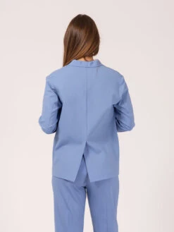 Blazer Tela Lana Doppiopetto Fiordaliso -Couture per Lei alysi blazer tela lana doppiopetto fiordaliso3