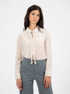 Blusa Astro Print Crema