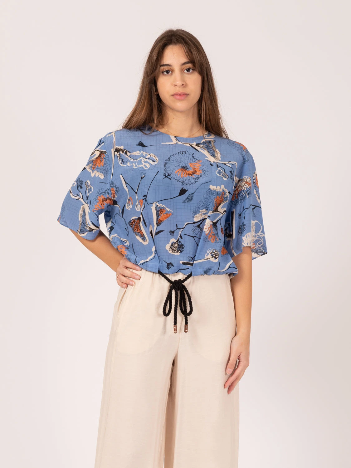 Camicia Flower Notebook Con Coulisse Fiordaliso 3 Camicia Flower Notebook Con Coulisse Fiordaliso