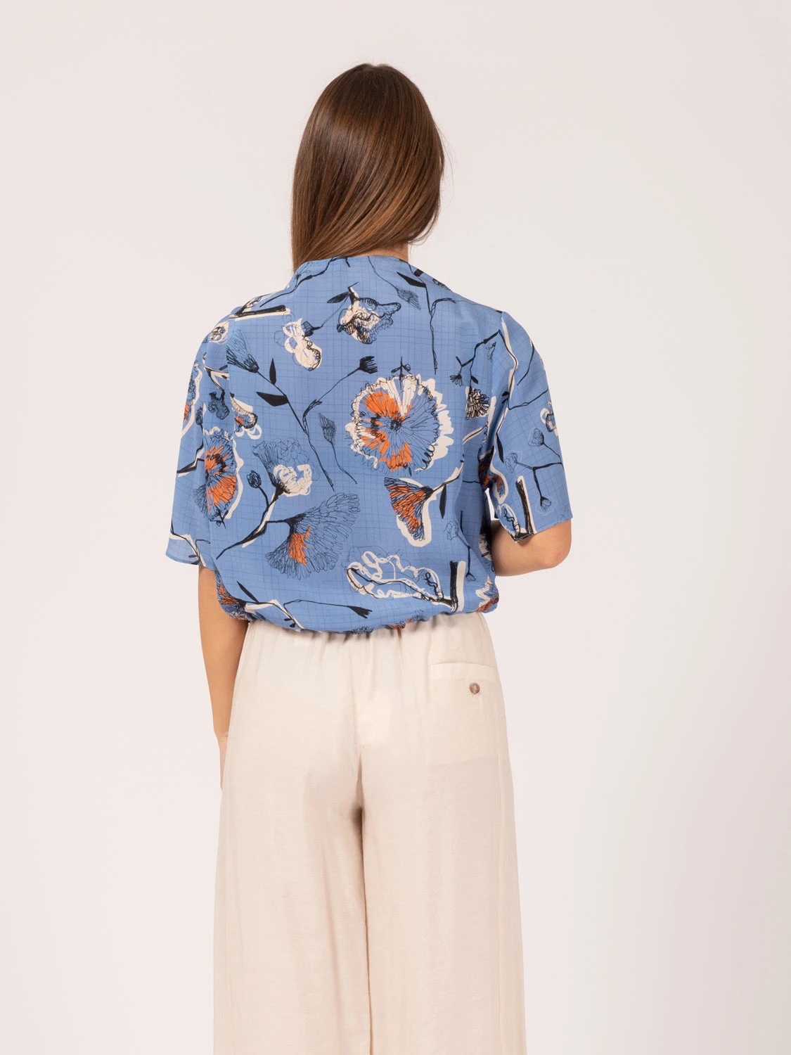 Camicia Flower Notebook Con Coulisse Fiordaliso 5 Camicia Flower Notebook Con Coulisse Fiordaliso - Image 3