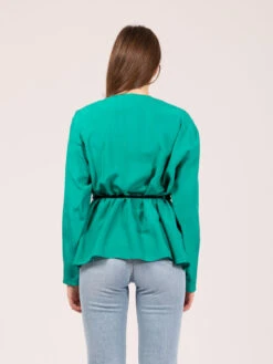 Giacca Habutay Soft Sciolta Menta -Couture per Lei alysi giacca habutay soft sciolta menta3