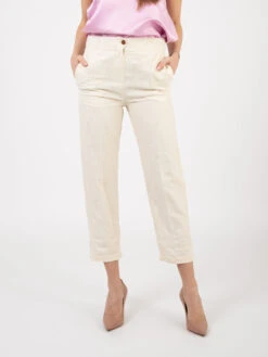 Pantaloni A Sigaretta Ajouré Burro