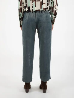 Pantaloni Velvet A Coste Inchiostro 7 Pantaloni Velvet A Coste Inchiostro -Couture per Lei alysi pantaloni velvet a coste inchiostro3