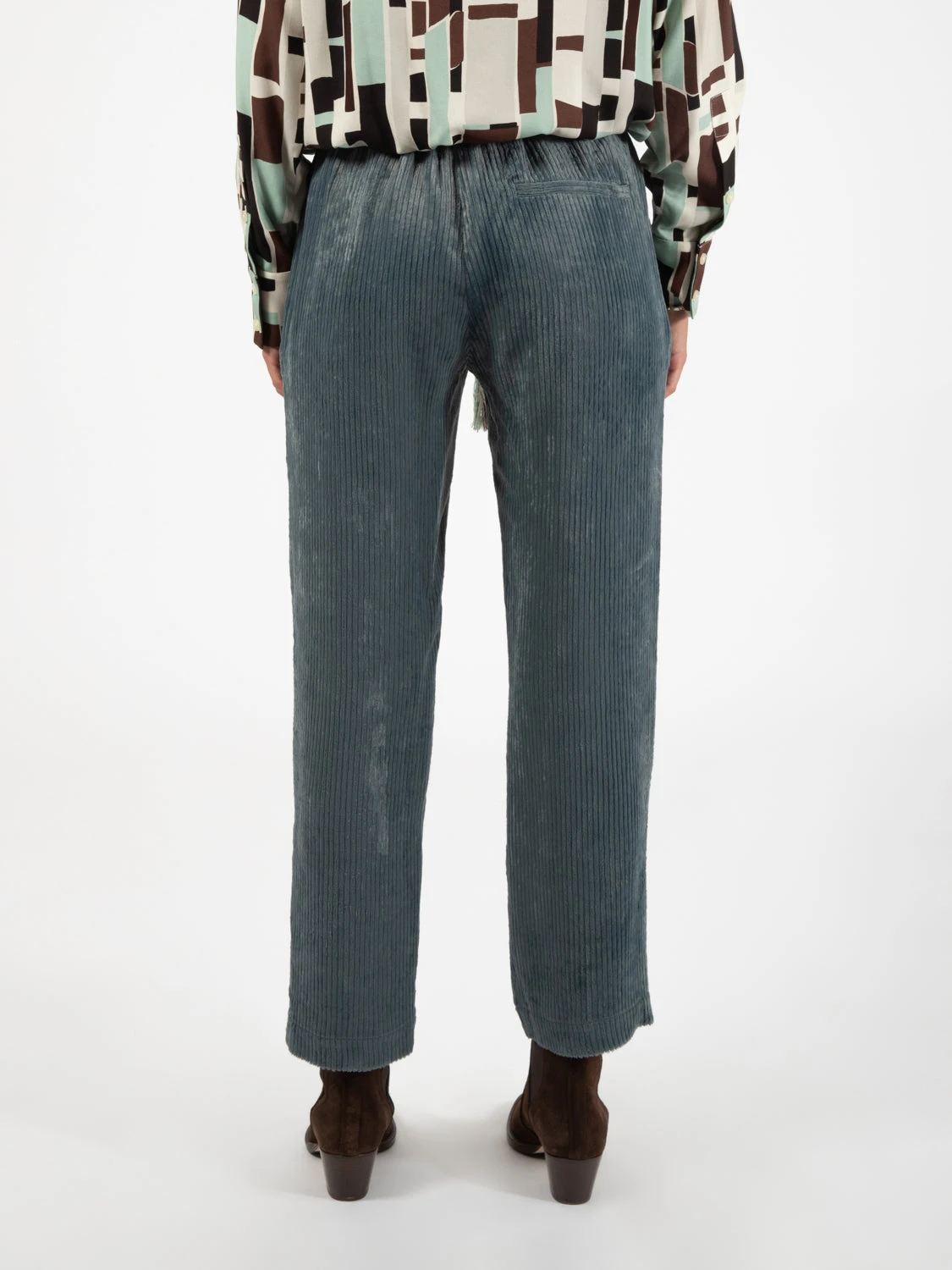 Pantaloni Velvet A Coste Inchiostro 5 Pantaloni Velvet A Coste Inchiostro - Image 3