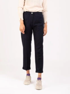 Pantaloni Wool Soft Inchiostro