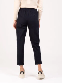 Pantaloni Wool Soft Inchiostro -Couture per Lei alysi pantaloni wool soft inchiostro3