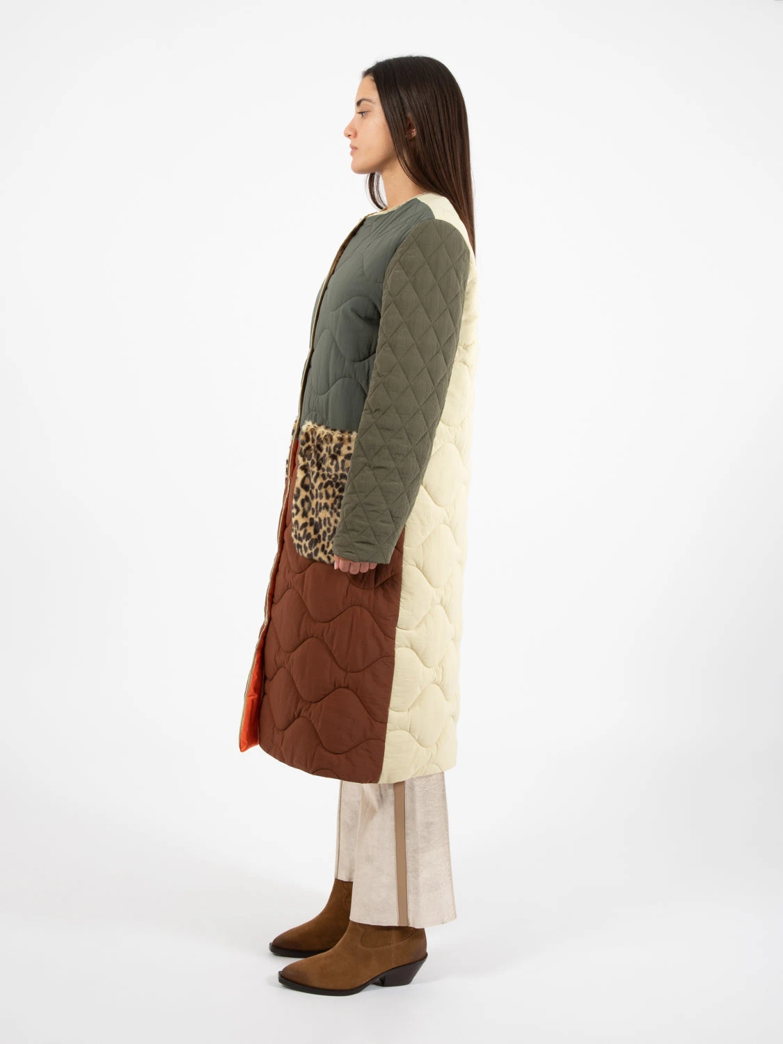 Piumino Lungo Puffy And Fur Patch Mix 4 Piumino Lungo Puffy And Fur Patch Mix - Image 2