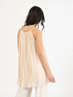 Top Creponne Ricamato Cera -Couture per Lei alysi top creponne ricamato cera3