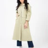 Trench Cotone Enzimato Salvia -Couture per Lei alysi trench cotone enzimato salvia1