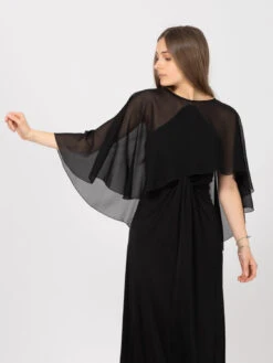 Coprispalle Corto Velato Nero