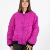 Ash Bomber Illusion Clover Viola -Couture per Lei ash bomber illusion clover viola1