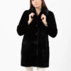 Blugirl Cappotto Nero In Ecopelliccia Morbida -Couture per Lei blugirl cappotto nero in ecopelliccia morbida1