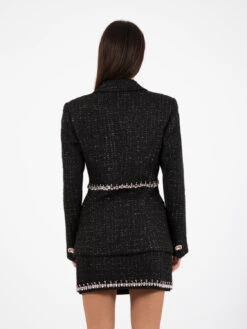 Blugirl Giacca Blazer Bouclé Lurex Nero -Couture per Lei blugirl giacca blazer boucle con lurex nero4
