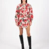 Blugirl Giacca Bomber Deep Roses Ecrù / Rosa -Couture per Lei blugirl giacca bomber deep roses ecru rosa1