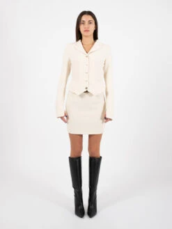 Blugirl Giacca Corta Alabaster Panna -Couture per Lei blugirl giacca corta alabaster panna4
