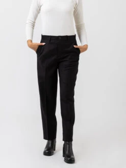 Pantaloni Jean-W In Lana Neri