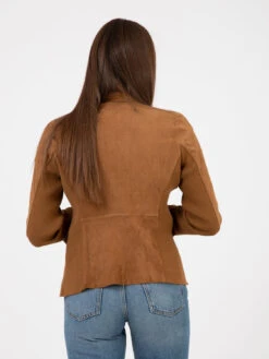 Giacche In Camoscio Nocciola -Couture per Lei bully giacche in camoscio nocciola3