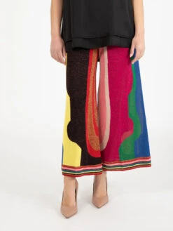 Pantaloni Crop Bolli Variante Scura