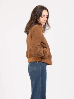 Giubbino Camoscio Bruciato Con Dettagli Bouclé 8 Giubbino Camoscio Bruciato Con Dettagli Bouclé -Couture per Lei damico giubbino camoscio bruciato con dettagli boucl2