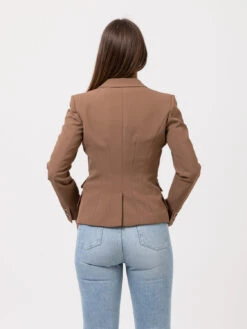 Elisabetta Franchi Blazer Stretch Aderente Cacao 7 Elisabetta Franchi Blazer Stretch Aderente Cacao -Couture per Lei elisabetta franchi blazer stretch aderente cacao3