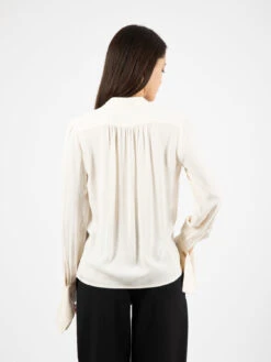 Elisabetta Franchi Camicia In Viscosa Con Polsi Lunghi Burro -Couture per Lei elisabetta franchi camicia in viscosa con polsi lunghi burro3