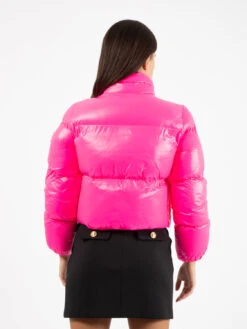 Elisabetta Franchi Giubbotto Imbottito Pink Fluo -Couture per Lei elisabetta franchi giubbotto imbottito pink fluo3