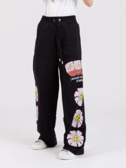 GCDS Joggers Bad Flower Neri