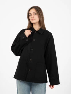 Coach Jacket Uniform Wool Black