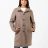 HARRIS WHARF LONDON Cappotto Egg Shaped Pressed Wool Taupe -Couture per Lei harris wharf london cappotto egg shaped pressed wool taupe 11