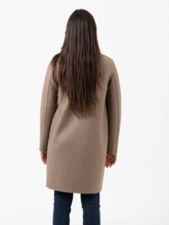 HARRIS WHARF LONDON Cappotto Egg Shaped Pressed Wool Taupe -Couture per Lei harris wharf london cappotto egg shaped pressed wool taupe 13